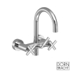 Dornbracht Tara robinet de baignoire avec inverseur et raccords chrome 0480243