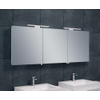 Exellence Bright Lucia luxe spiegelkast 160x60cm met LED verlichting aluminium SW75894 Exellence Bright Lucia luxe spiegelkast 160x60cm met LED verlichting aluminium SW75894