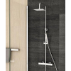 Crosswater Atoll Multivalve Doucheset - met thermostatische kraan - hoofddouche 36x24cm en handdouche - met douc - hoogglans chroom SW31164