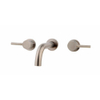 Wiesbaden Caral élément de finition robinet de lavabo encastré 2 boutons acier brossé PVD SW76043