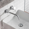 Crosswater Kai Inbouw wastafelkraan - 2 gats - met inbouwdeel - hoogglans chroom SW84109