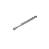 Fortifura Galeria verstelbare stabilisatiestang - 73-120cm - hoogglans chroom SW1210973