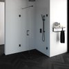 Saniclass Create douchecabine 2-delig 90x90cm profielloos met antikalk en 8mm veiligheidsglas zwart mat SW224144 Saniclass Create douchecabine 2-delig 90x90cm profielloos met antikalk en 8mm veiligheidsglas zwart mat SW224144