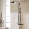 Grohe Rainshower Modern douchesysteem met hoofddouche 31cm en handdouche chroom 0436200 Grohe Rainshower Modern douchesysteem met hoofddouche 31cm en handdouche chroom 0436200