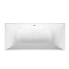 Villeroy & Boch La Belle kunststof bad quaryl rechthoekig 180x80x50cm met poten wit 0949700 Villeroy & Boch La Belle kunststof bad quaryl rechthoekig 180x80x50cm met poten wit 0949700