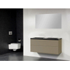 Saniclass New Future Corestone13 badmeubel 120cm 0 kraangaten met spiegel taupe SW47771 Saniclass New Future Corestone13 badmeubel 120cm 0 kraangaten met spiegel taupe SW47771