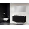 Saniclass New Future Corestone13 badmeubel 120cm 0 kraangaten met spiegel zwart SW47899 Saniclass New Future Corestone13 badmeubel 120cm 0 kraangaten met spiegel zwart SW47899