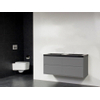 Saniclass New Future Corestone13 badmeubel 120cm 0 kraangaten zonder spiegel grijs SW25115 Saniclass New Future Corestone13 badmeubel 120cm 0 kraangaten zonder spiegel grijs SW25115