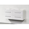 Saniclass Rome badmeubel 120cm hoogglans wit zonder kraangaten SW8282 Saniclass Rome badmeubel 120cm hoogglans wit zonder kraangaten SW8282