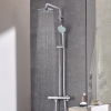 Grohe Euphoria douchesysteem met douchekraan thermostatisch met Euphoria hoofddouche 210mm en handdouche Massage chroom 0436201