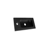 Saniclass Black spirit fontein voor fonteinkast 40x22x3cm 1 kraangat zonder overloopgat natuursteen Basalt SW31993 Saniclass Black spirit fontein voor fonteinkast 40x22x3cm 1 kraangat zonder overloopgat natuursteen Basalt SW31993