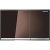 Geberit Sigma 60 bedieningplaat met dualflush frontbediening voor reservoir 21.4x13.2cm umbra SW63532 Geberit Sigma 60 bedieningplaat met dualflush frontbediening voor reservoir 21.4x13.2cm umbra SW63532
