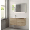 Bruynzeel Matera Meuble avec miroir 120cm avec lavabo à gauche bardolino SW65617 Bruynzeel Matera Meuble avec miroir 120cm avec lavabo à gauche bardolino SW65617