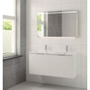Bruynzeel Matera badmeubelset dubbele kom 120x56.5x50cm met spiegel mat wit SW65628 Bruynzeel Matera badmeubelset dubbele kom 120x56.5x50cm met spiegel mat wit SW65628