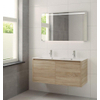 Bruynzeel Matera badmeubelset dubbele kom 120x56.5x50cm met spiegel bardolino SW65630 Bruynzeel Matera badmeubelset dubbele kom 120x56.5x50cm met spiegel bardolino SW65630
