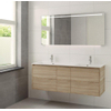 Bruynzeel Matera badmeubelset dubbele kom 150x56.5x50cm met spiegel bardolino SW65634 Bruynzeel Matera badmeubelset dubbele kom 150x56.5x50cm met spiegel bardolino SW65634
