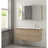 Bruynzeel Matera badmeubelset kom rechts 120x56.5x50cm met spiegelkast bardolino SW65660 Bruynzeel Matera badmeubelset kom rechts 120x56.5x50cm met spiegelkast bardolino SW65660
