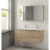 Bruynzeel Matera badmeubelset dubbele kom 120x56.5x50cm met spiegelkast bardolino SW65667 Bruynzeel Matera badmeubelset dubbele kom 120x56.5x50cm met spiegelkast bardolino SW65667