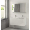 Bruynzeel Matera badmeubelset dubbele kom 120x56.5x50cm met spiegelkast glans wit SW65669 Bruynzeel Matera badmeubelset dubbele kom 120x56.5x50cm met spiegelkast glans wit SW65669