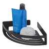 Tiger Caddy Panier de douche d'angle 22,4 cm Noir SW877213