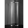 Adema Glass douchecabine kwartrond met 2 schuifdeuren 90x90x189cm helder glas inclusief douchebak 4cm SW8168 Adema Glass douchecabine kwartrond met 2 schuifdeuren 90x90x189cm helder glas inclusief douchebak 4cm SW8168