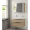 Bruynzeel Pinto badmeubelset 90x65.3x46cm spiegelkast bardolino SW65726 Bruynzeel Pinto badmeubelset 90x65.3x46cm spiegelkast bardolino SW65726