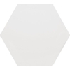 Douglas Jones Vintage Carreau mural hexagonal 15x17cm 8mm pâte blanche Blanco SW360896