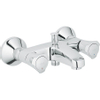 Grohe Costa L Mélangeur de baignoire avec inverseur et connexions entraxe = 15cm chrome 0440196 Grohe Costa L Mélangeur de baignoire avec inverseur et connexions entraxe = 15cm chrome 0440196