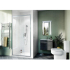 Crosswater Kai porte de douche - coulissante 100x190cm - avec verre de sécurité 6mm - clair aluminium argenté SW487346