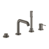 Grohe Essence New Parties de finition pour robinet de bain sur gorge 4 trous avec inverseur, bec déversoir, douchette et flexible 200cm Graphite dur brossé SW98801 Grohe Essence New Parties de finition pour robinet de bain sur gorge 4 trous avec inverseur, bec déversoir, douchette et flexible 200cm Graphite dur brossé SW98801