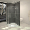 Saniclass Cansano douchecabine vijfhoek 100x100x199 incl douchebak 4cm helder glas chroom SW24209 Saniclass Cansano douchecabine vijfhoek 100x100x199 incl douchebak 4cm helder glas chroom SW24209