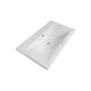 Saniclass Bari meubelwastafel 80cm 1 wasbak 0 kraangaten keramiek wit SW24926 Saniclass Bari meubelwastafel 80cm 1 wasbak 0 kraangaten keramiek wit SW24926