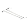 INK Verlichtingsbalk - 80x2x1cm - LED IP44 - 4200K - tbv Spiegel of Spiegelkast - Zilver SB8302120
