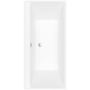 Villeroy & Boch Collaro bad rechthoek - 190x90cm - met badwaste - Stone White (mat wit) SW354280