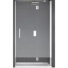Novellini Louvre G draaideur voor nis 78/81x195cm rechts mat chroom/helder SW77289 Novellini Louvre G draaideur voor nis 78/81x195cm rechts mat chroom/helder SW77289