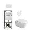 Villeroy en Boch Subway 2.0 DirectFlush toiletset met Geberit reservoir en slimseat zitting met softclose bedieningsplaat sigma20 wit SW87516 Villeroy en Boch Subway 2.0 DirectFlush toiletset met Geberit reservoir en slimseat zitting met softclose bedieningsplaat sigma20 wit SW87516