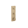 Hansgrohe Axor Citterio C afbouwdeel v. inbouw douchekraan thermostatisch m. plaat v. 2 functiesbrushed bronze SW1152134