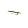 Hotbath &MORE Handdoek Rek - 40cm - voor planchet serie - PVD - geborsteld messing (goud) SW1245994