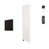 Sanicare HVS Denso Radiateur électrique - 180x40cm - 948W - avec télécommande - thermostat - noir - en bas à gauche - blanc SW1210867