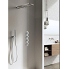 Hotbath Get Together inbouw doucheset met cascade waterval hoofddouche geborsteld nikkel SW94930 Hotbath Get Together inbouw doucheset met cascade waterval hoofddouche geborsteld nikkel SW94930