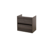 Saniclass Nexxt Small onderkast 59x39.1x55cm greeploos 2 lades met softclose MFC Legno antracite SW72233 Saniclass Nexxt Small onderkast 59x39.1x55cm greeploos 2 lades met softclose MFC Legno antracite SW72233