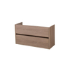Saniclass Nexxt Small onderkast 99x39.1x55 greeploos 2 lades met softclose MFC Legno Viola SW72249 Saniclass Nexxt Small onderkast 99x39.1x55 greeploos 2 lades met softclose MFC Legno Viola SW72249