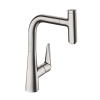 Hansgrohe Talis Select S keukenkraan 220 met uittrekbare handdouche en 150° draaibare uitloop RVS look SW95070 Hansgrohe Talis Select S keukenkraan 220 met uittrekbare handdouche en 150° draaibare uitloop RVS look SW95070