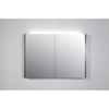 Ink Standaard spiegelkast 140x15x73cm met 4 deuren softclose HPL SW20880 Ink Standaard spiegelkast 140x15x73cm met 4 deuren softclose HPL SW20880