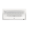 Xenz Society Inbouwbad 180x80cm Glans Wit met whirlpool Luchtsysteem SW816132 Xenz Society Inbouwbad 180x80cm Glans Wit met whirlpool Luchtsysteem SW816132