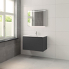 Bruynzeel Matera badmeubelset 90x56.5x50cm met spiegel grafiet SW97171 Bruynzeel Matera badmeubelset 90x56.5x50cm met spiegel grafiet SW97171