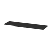 Ink topdeck 45 plaque de recouvrement 160x2x45cm pour meuble laqué noir mat SW352343