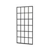 Best Design Black-Screen Inloopdouche 100x200cm 10mm Nano veiligheidsglas zwart SW99140