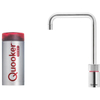 Quooker Nordic square kokendwaterkraan opbouw uitloop draaibaar met Combi+ reservoir RVS SW99181 Quooker Nordic square kokendwaterkraan opbouw uitloop draaibaar met Combi+ reservoir RVS SW99181