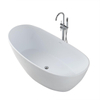 Wiesbaden Eva solid surface vrijstaand bad 179.5x84.5x64cm mat wit SW102832 Wiesbaden Eva solid surface vrijstaand bad 179.5x84.5x64cm mat wit SW102832